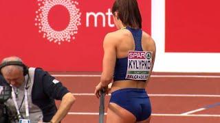Maryna Kylypko gets hit by a Pole #highlights