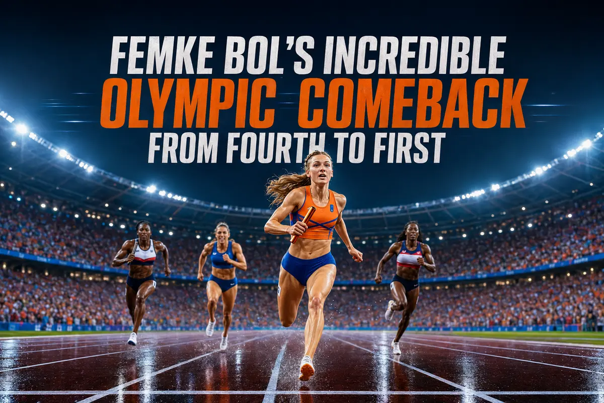 Femke Bol’s Incredible Olympic Comeback from Fourth to First