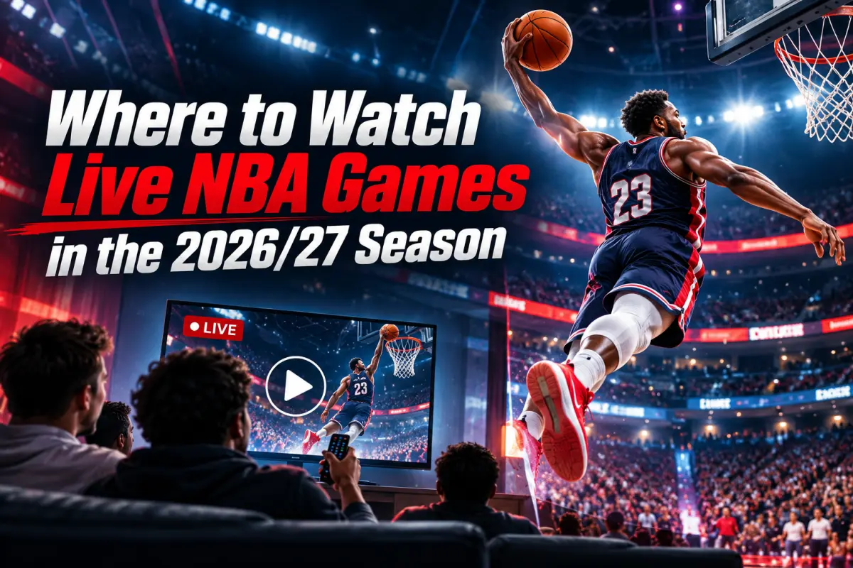 Where to Watch Live NBA Games in the USA, UK, Canada and Australia in the 2026/27 Season